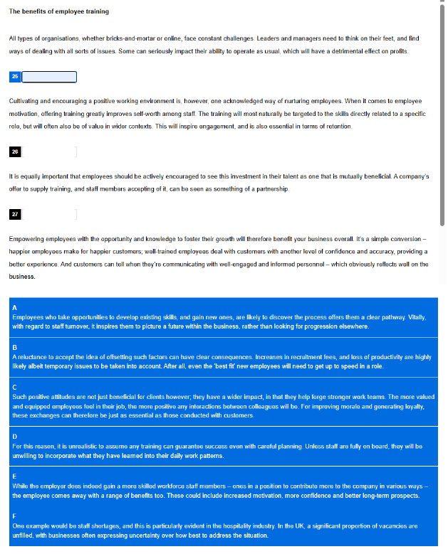 Example of paragraph gap-fill