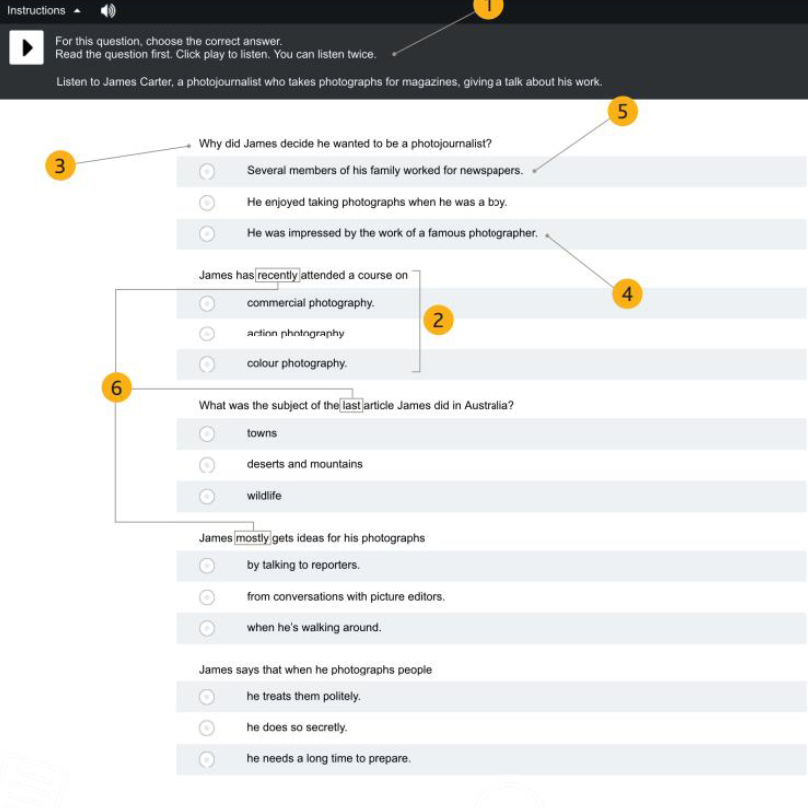 Example of longer recording task